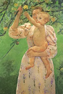 Cassatt: Picking an Apple, by Cassatt