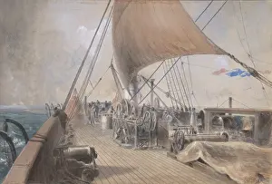 Telegraphic: The Picking-up Machinery in the Bows of the Great