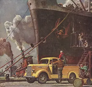 Pickup: Pickup Truck at Harbor