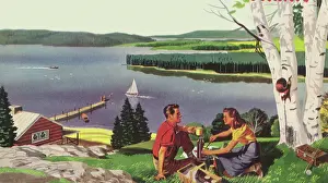 Stately: Picnic Overlooking Lake