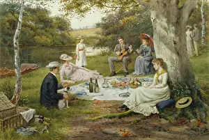 Picnicking: The Picnic ' beside a river