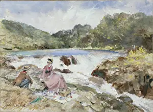 Goodall: Picnic by the Waterfall