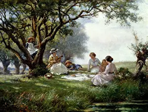 Blacklock: The Picnic ' women and children