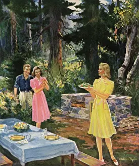 Weston: Picnic in Woods