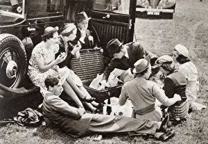 Zara: Picnicking at Goodwood, 1938
