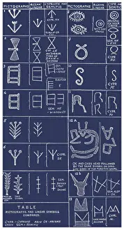 Particular: Pictographs and Linear Script Symbols