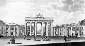 Pariser: Picture of Brandenburg Gate in Berlin, 1830