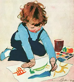 Paintbox: Picture for Mummy by Muriel Dawson