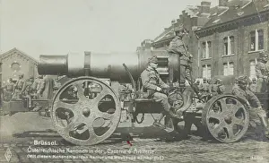 Caserne: Picture postcard. First World War
