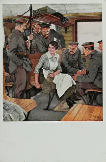 Wennerberg: Picture Postcard. First World war