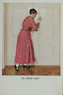 Karte: Picture Postcard. First World war