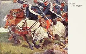 Honved: Picture postcard. First World War