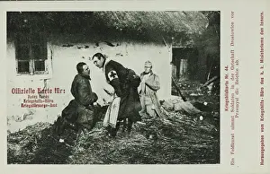 Gravure: Picture postcard. First World War