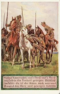 Backside: Picture postcard. First World War