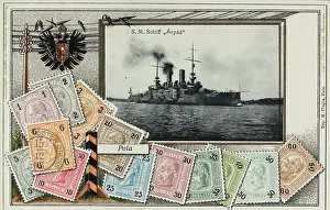 Arpad: Picture postcard. First World War
