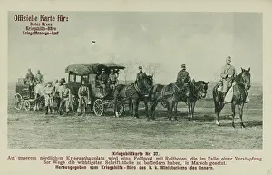 Blockage: Picture postcard. First World War