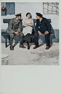 Wennerberg: Picture Postcard. First World war