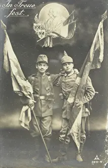 Treue: Picture postcard. First World War