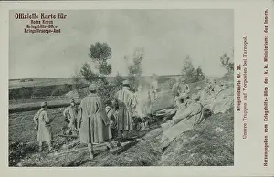 Gravure: Picture postcard. First World War
