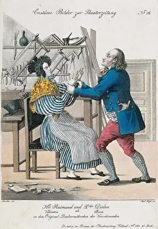 Raimund: Picture of a scene: The Dissipater (Der Verschwender)