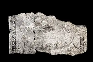 Arvid: Picture stone, Gotland Museum, Visby, Gotland, Sweden