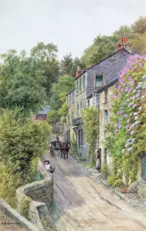 Salcombe: Picturesque scene in Salcombe, Devon