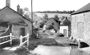 Piddletrenthide: Piddletrenthide, Smiths Lane c1955