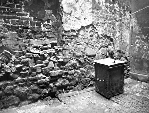 Evidence: Piece of the Berlin City Wall in a backyard, 1934