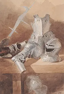 Mccloy: Pieces of Armour on a Bench