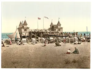 Pommeraina: The pier, Ahlbeck, Pommeraina sic, Germany