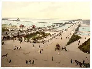 Southport: Pier and bridge, Southport, England
