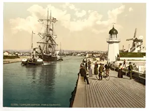 Littlehampton: Pier and harbor, Littlehampton, England