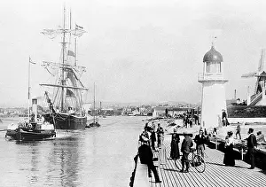 Littlehampton: Pier and harbour, Littlehampton, early 1900s