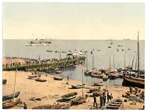 Helgoland: The pier, Helgoland Germany