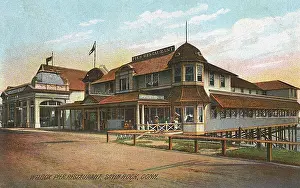 Savin: Pier Restaurant, Savin Rock, West Haven, Connecticut, USA