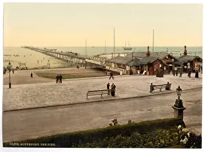 Southport: The pier, Southport, England