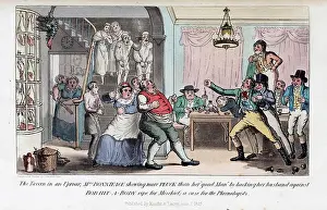 Pluck: Pierce Egan's Anecdotes: catroon brawl in tavern
