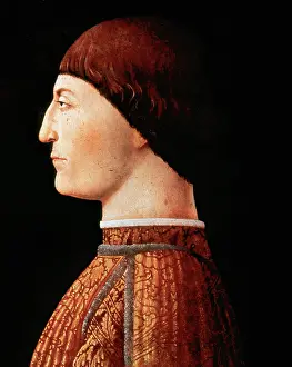 Piero: Piero della Francesca (1415-1492). Portrait of Sigismondo P