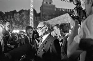 Cardin: Pierre Cardin visiting Moscow, 1991