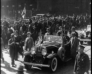 Confetti: Pierre Laval, the French Premier, In An Open