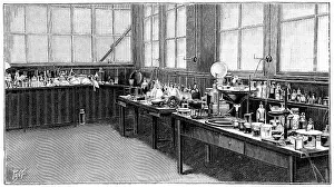 Radium: Part of Pierre and Marie Curie's laboratory