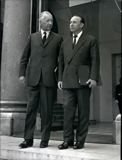 Exception: Pierre Messmer and Raymond Marcellin after meeting