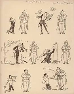 Willette: Pierrot And The Banker Part 1
