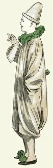 Poms: Pierrot clown