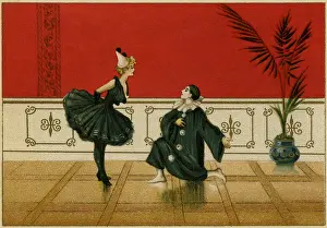 Pierrette: Pierrot & pierette in black