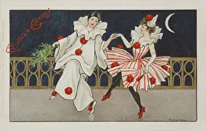Pierrette: Pierrot and Pierrette Dance by Florence Hardy