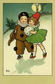 Pierrette: Pierrot & Pierrette in the snow