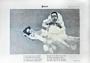 Nail: Pierrot by Reznicek Ferdinand, 1901