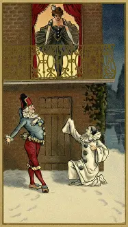 Pierrette: Pierrot serenading pierrette