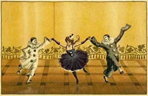 Pierrette: Two pierrots and a pierrette